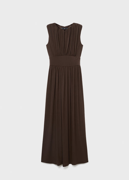 Long gathered dress