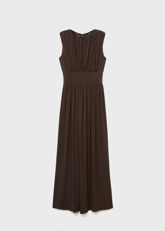 Long gathered dress