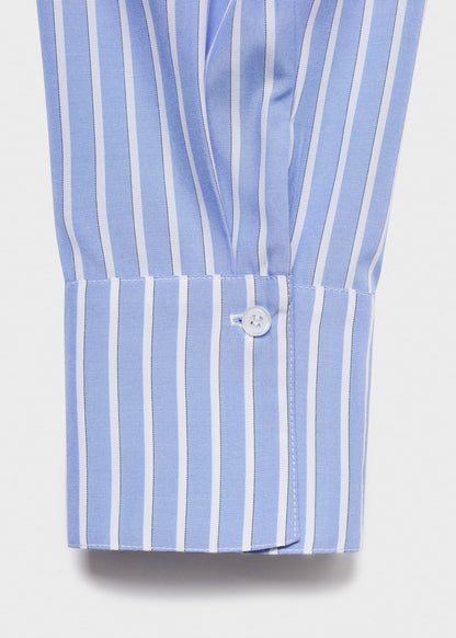 Striped blouse with handkerchief