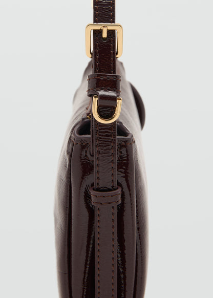 Shiny shoulder bag