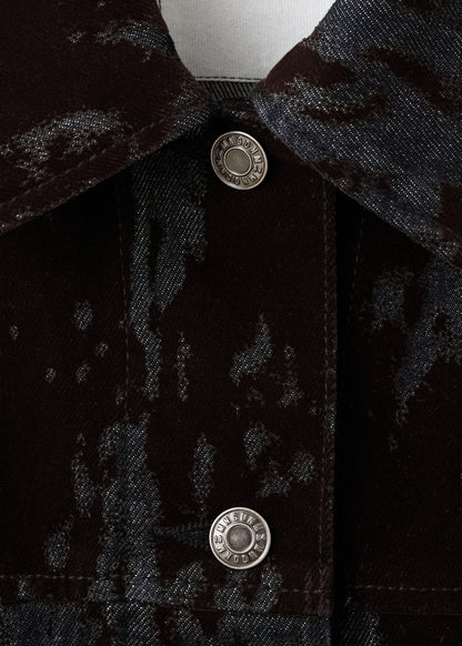 Devoré denim jacket