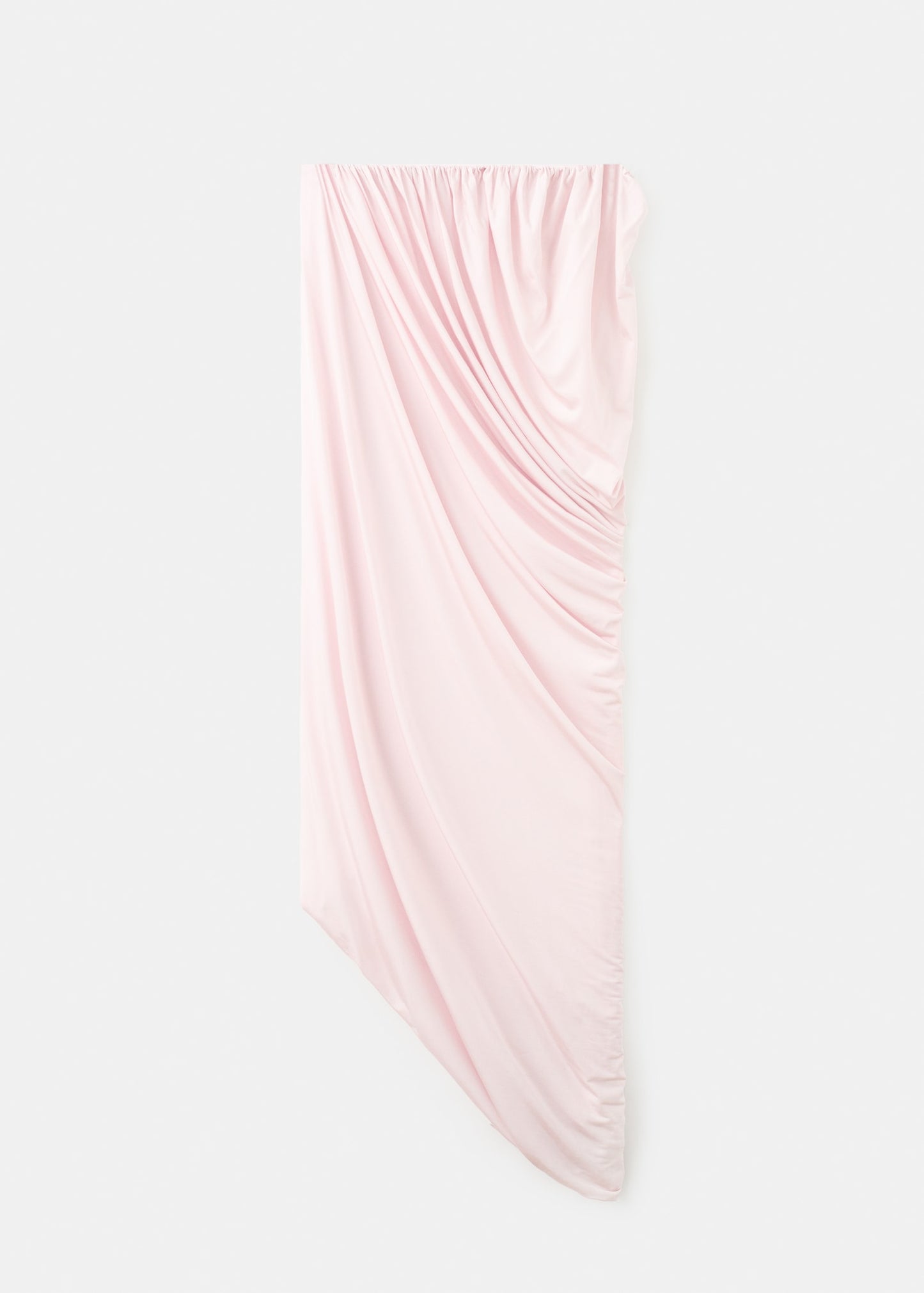 Draped asymmetrical bandeau dress