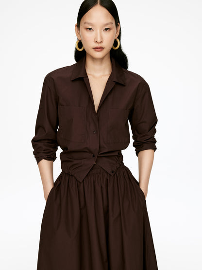 Cotton Poplin Skirt