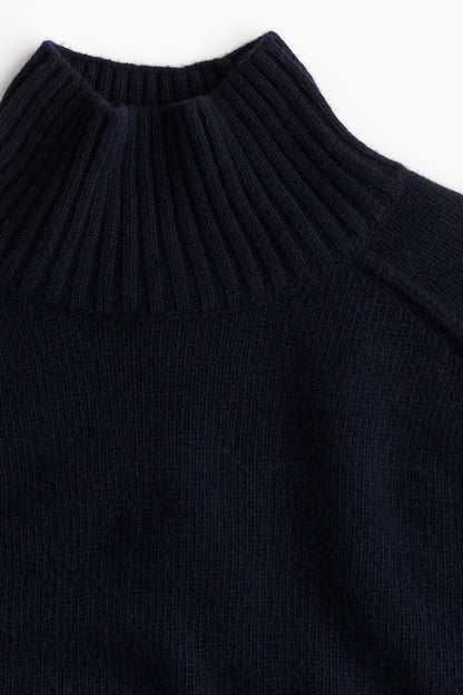 Cashmere-blend turtleneck jumper