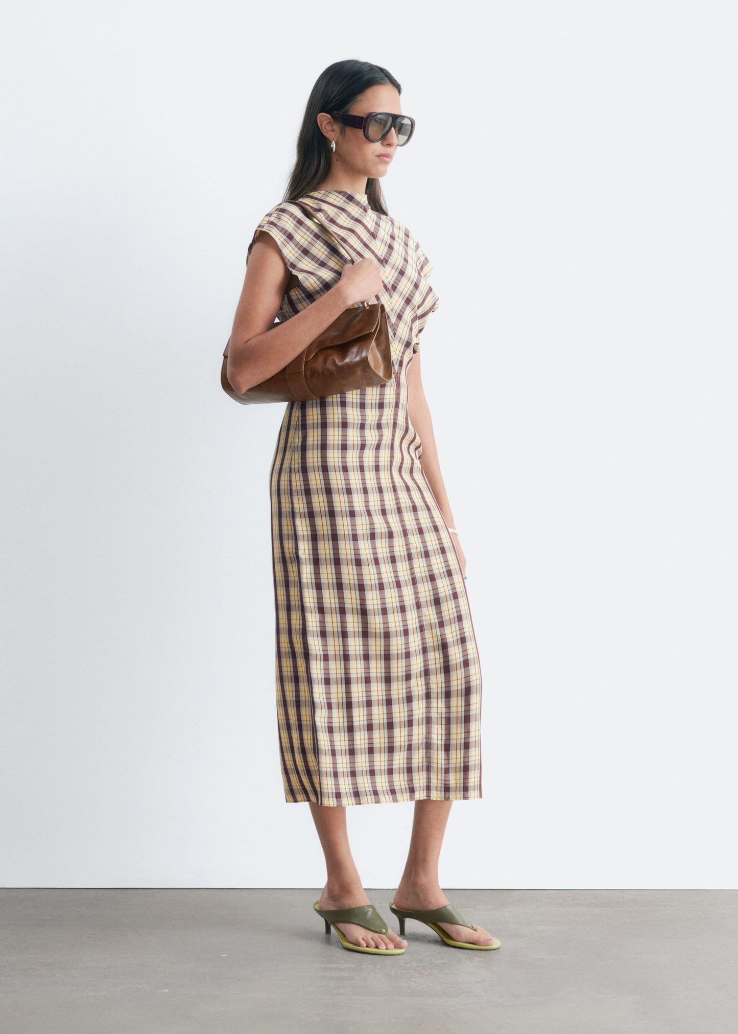 Cap Sleeve Midi Dress