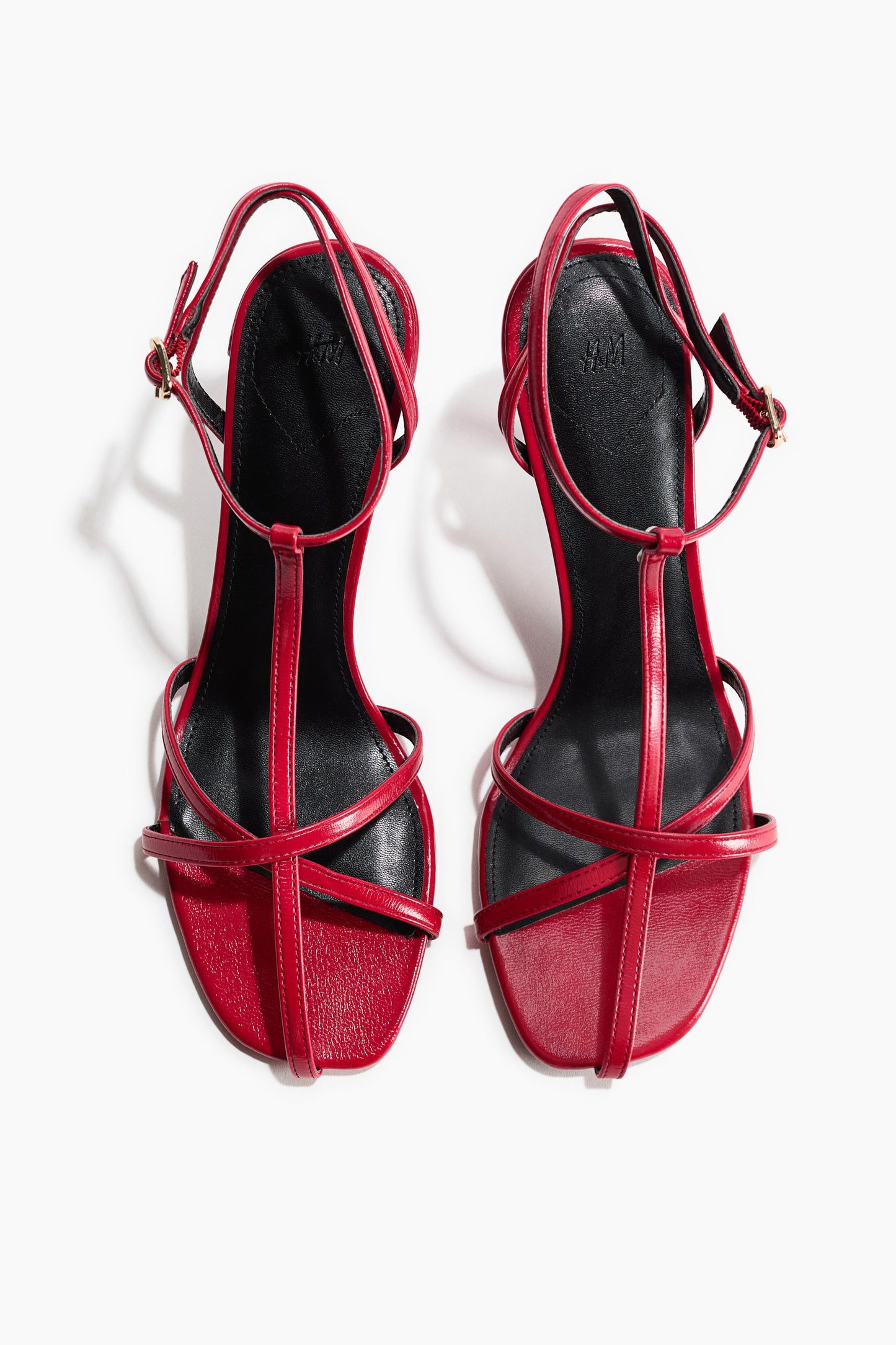 Heeled strappy sandals