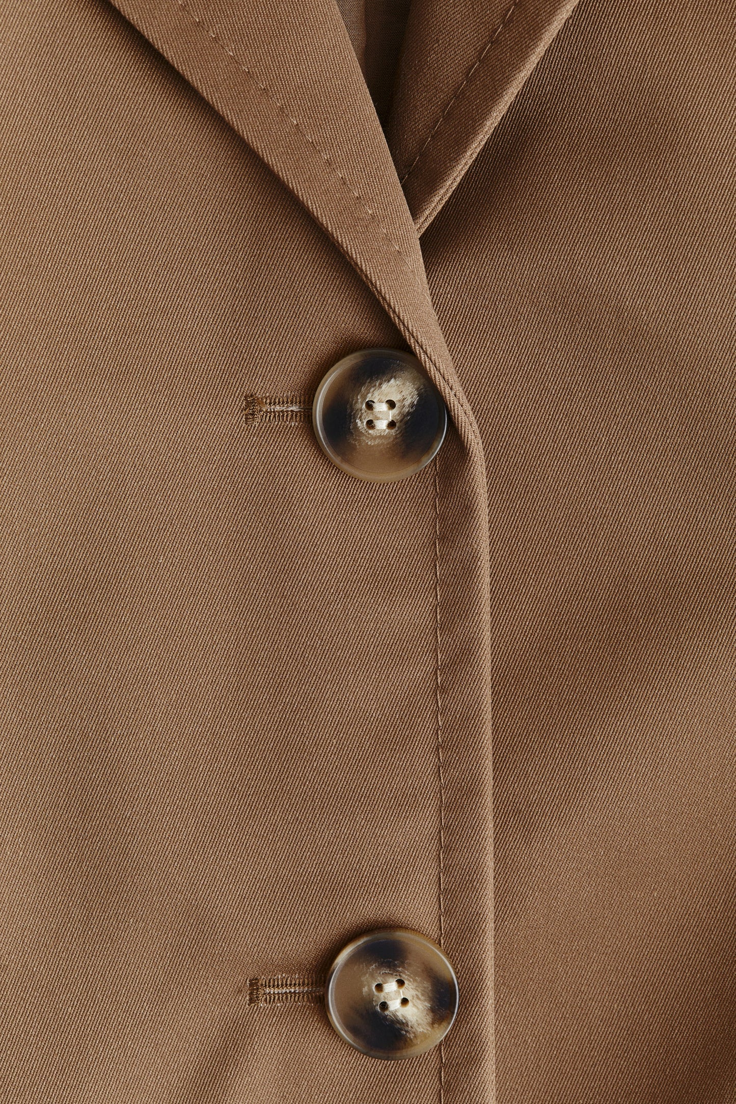 Oversized twill jacket