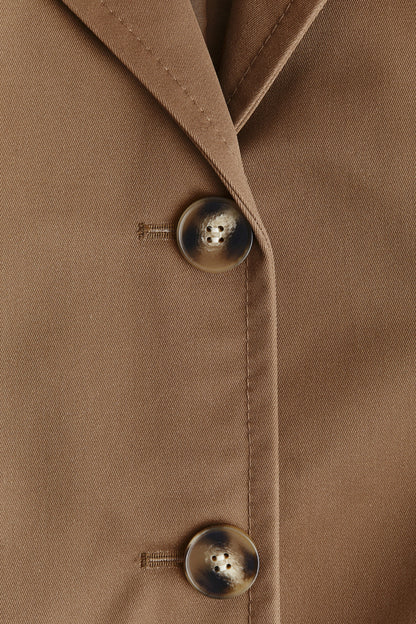 Oversized twill jacket