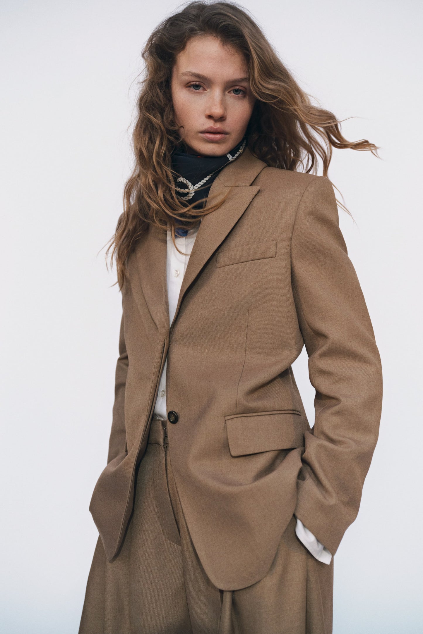 Pleated culottes