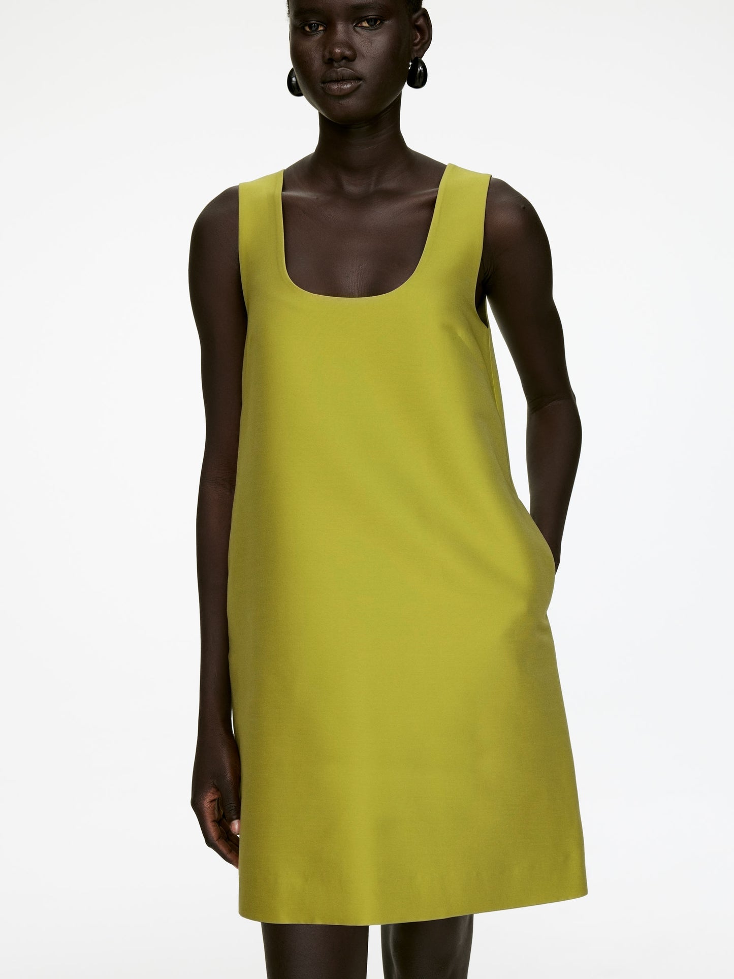 Sculptural Mini Dress