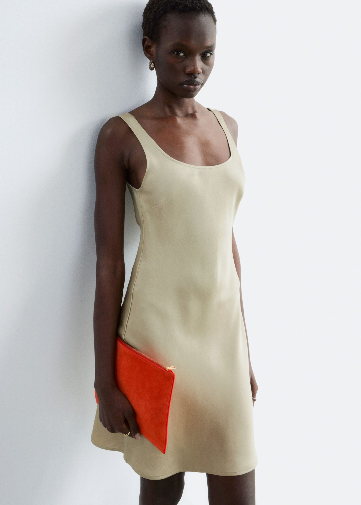 Satin Slip Mini Dress