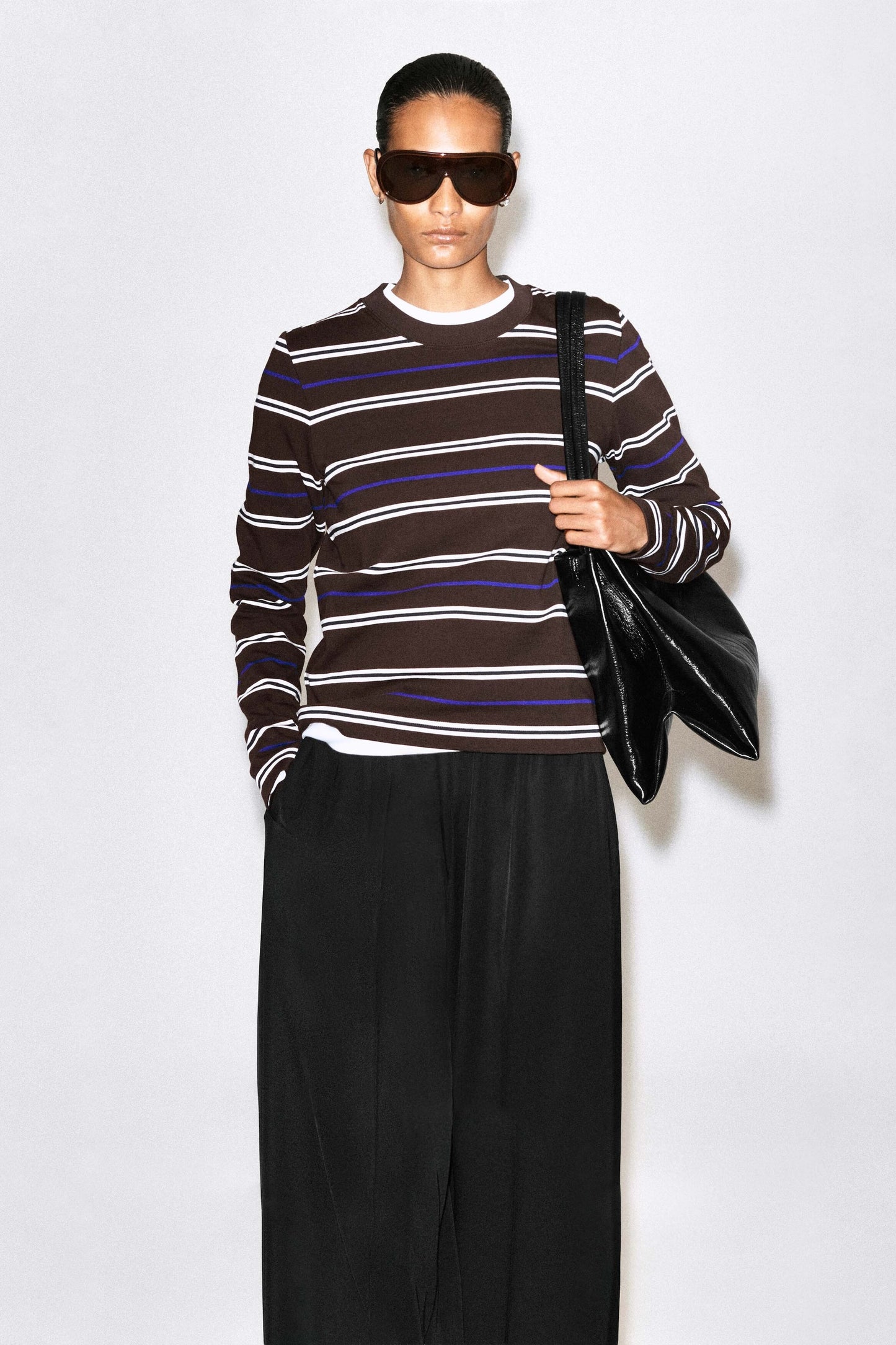 Clean Cut Long-Sleeved T-Shirt