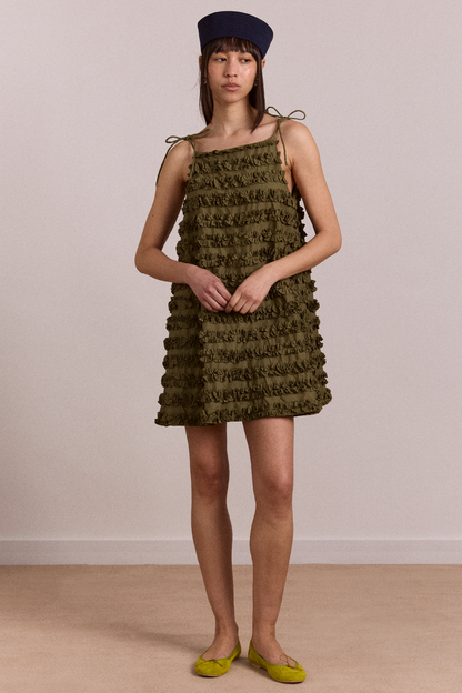 Leili ruffle mini dress