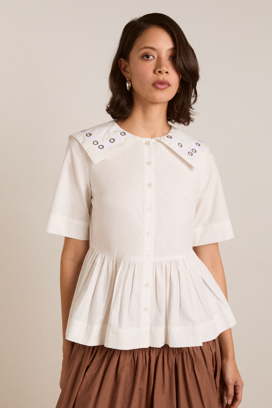Cyrus Eyelet Blouse