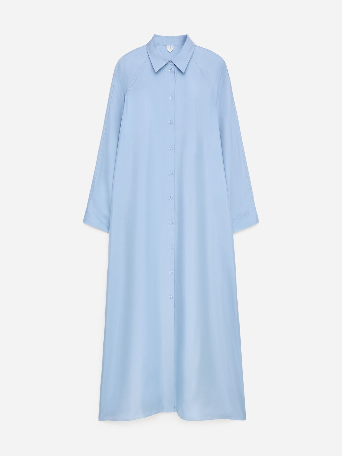 Silk Twill Shirt Dress