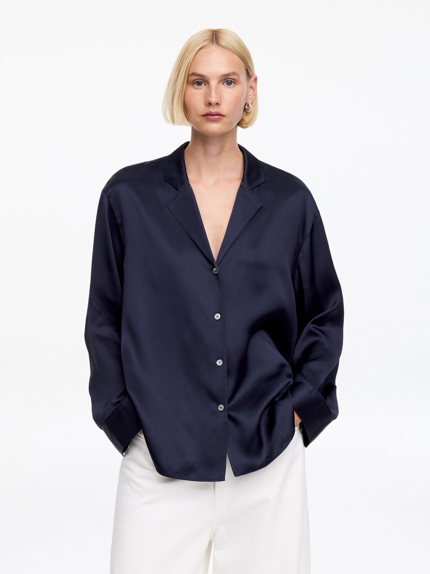 Silk Satin Shirt