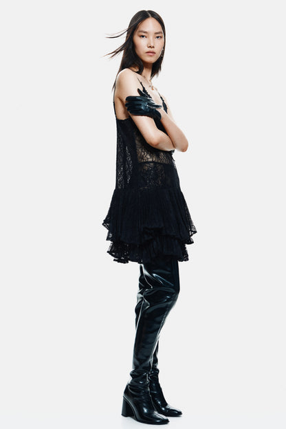 Strappy lace dress