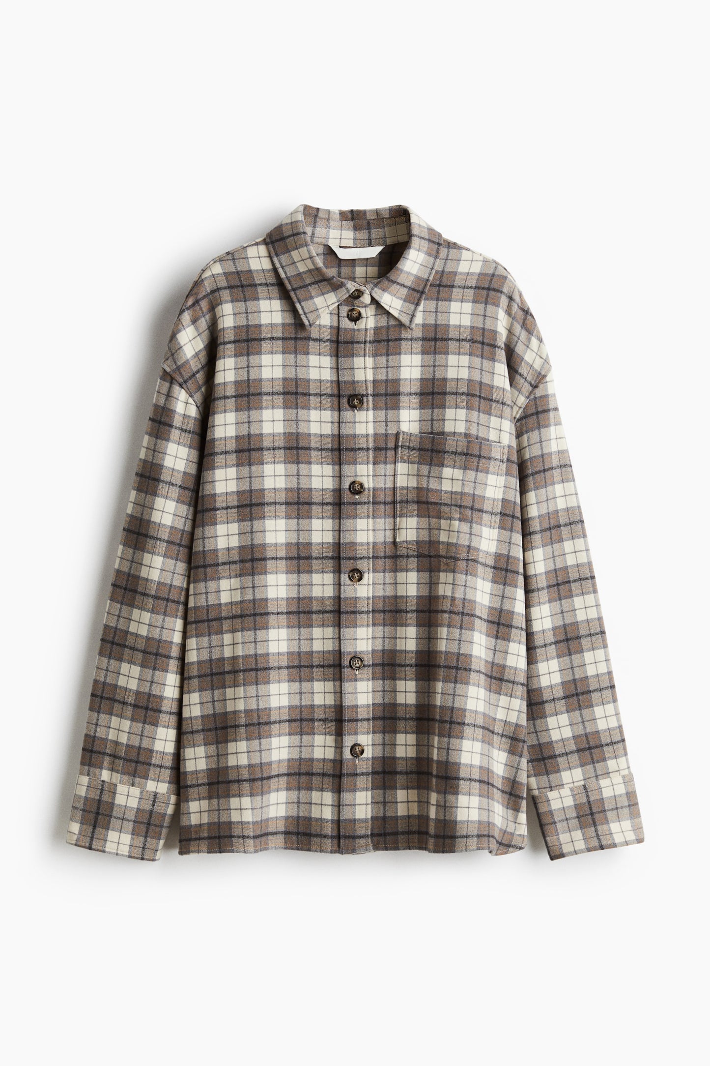 Oversized flannel shirt