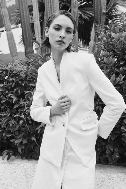 Frayed blazer