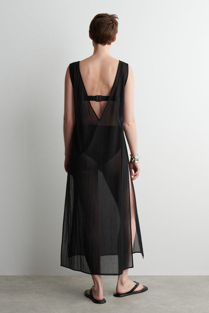 Open-Side Sheer Tunic