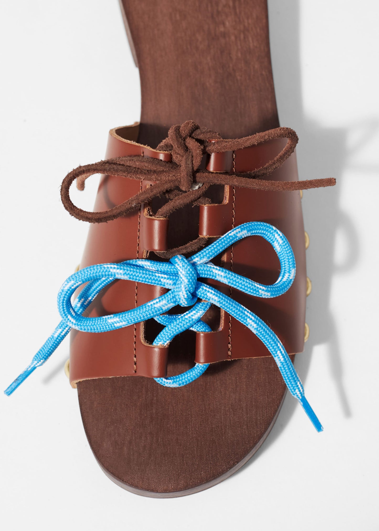 Lace-Up Clog Sandals