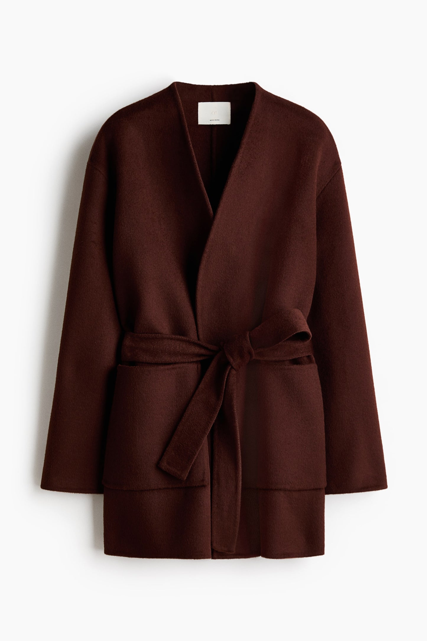 Handmade wool-blend coat