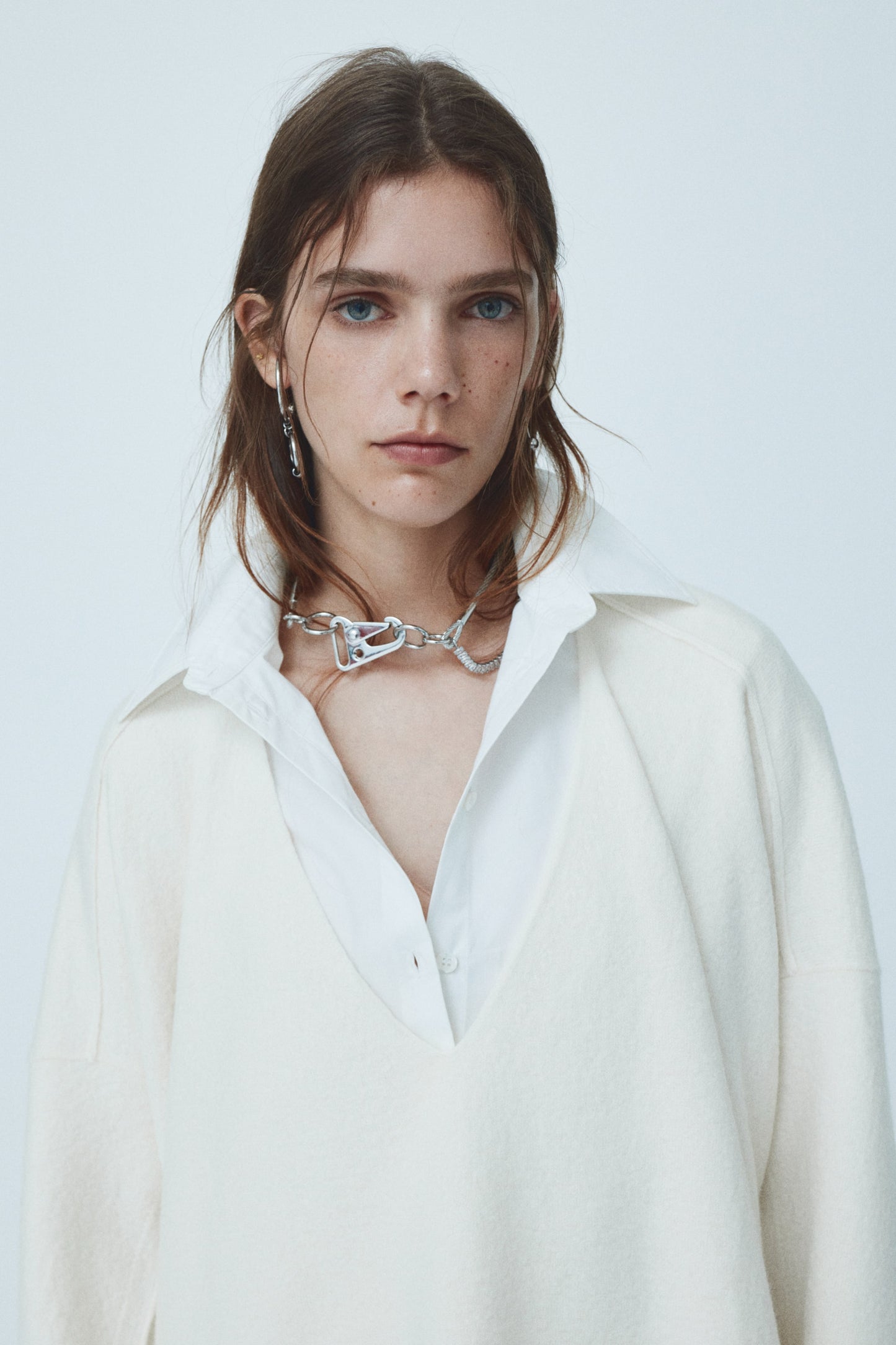 Oversized wool jumper