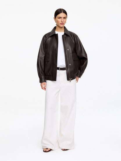 Relaxed Leather Jacket