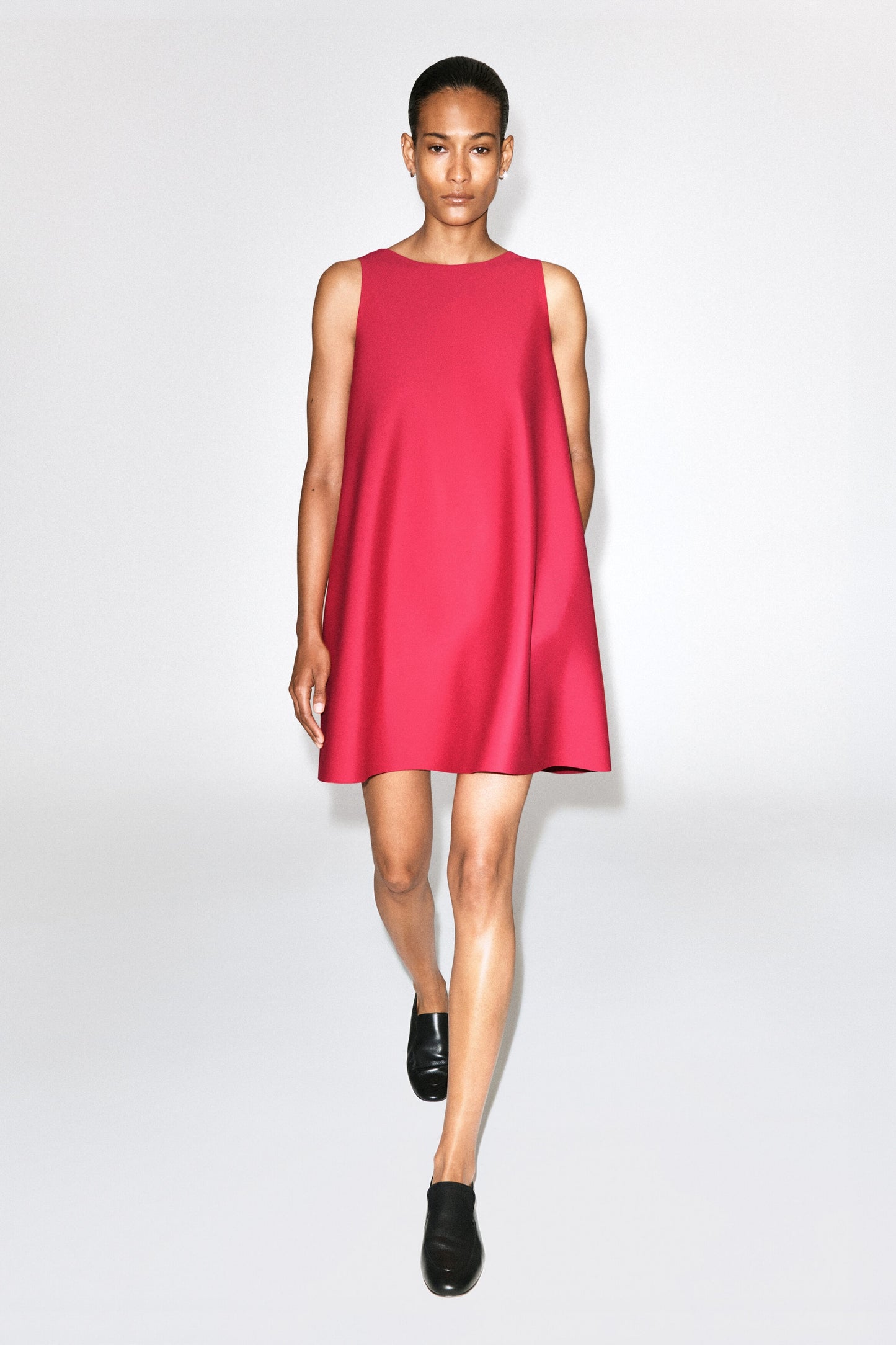 Scuba A-Line Mini Dress