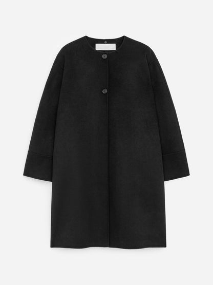 Doublé Wool-Blend Cape Coat