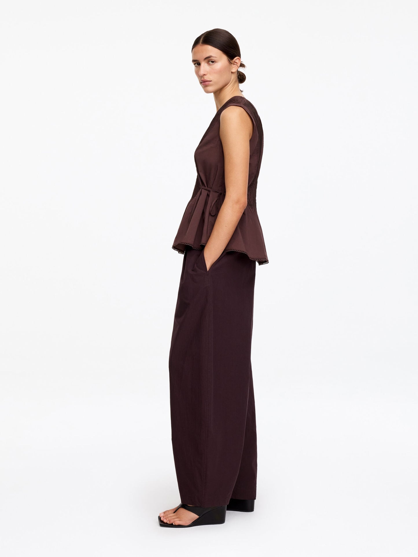 Pintuck Top