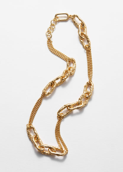 Chunky Sculpted-Link Necklace