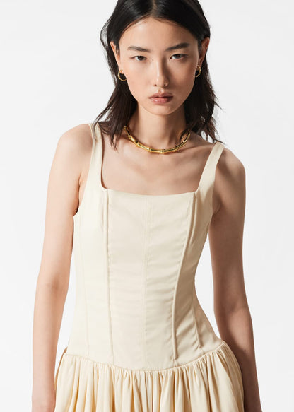 Corset Bubble Mini Dress