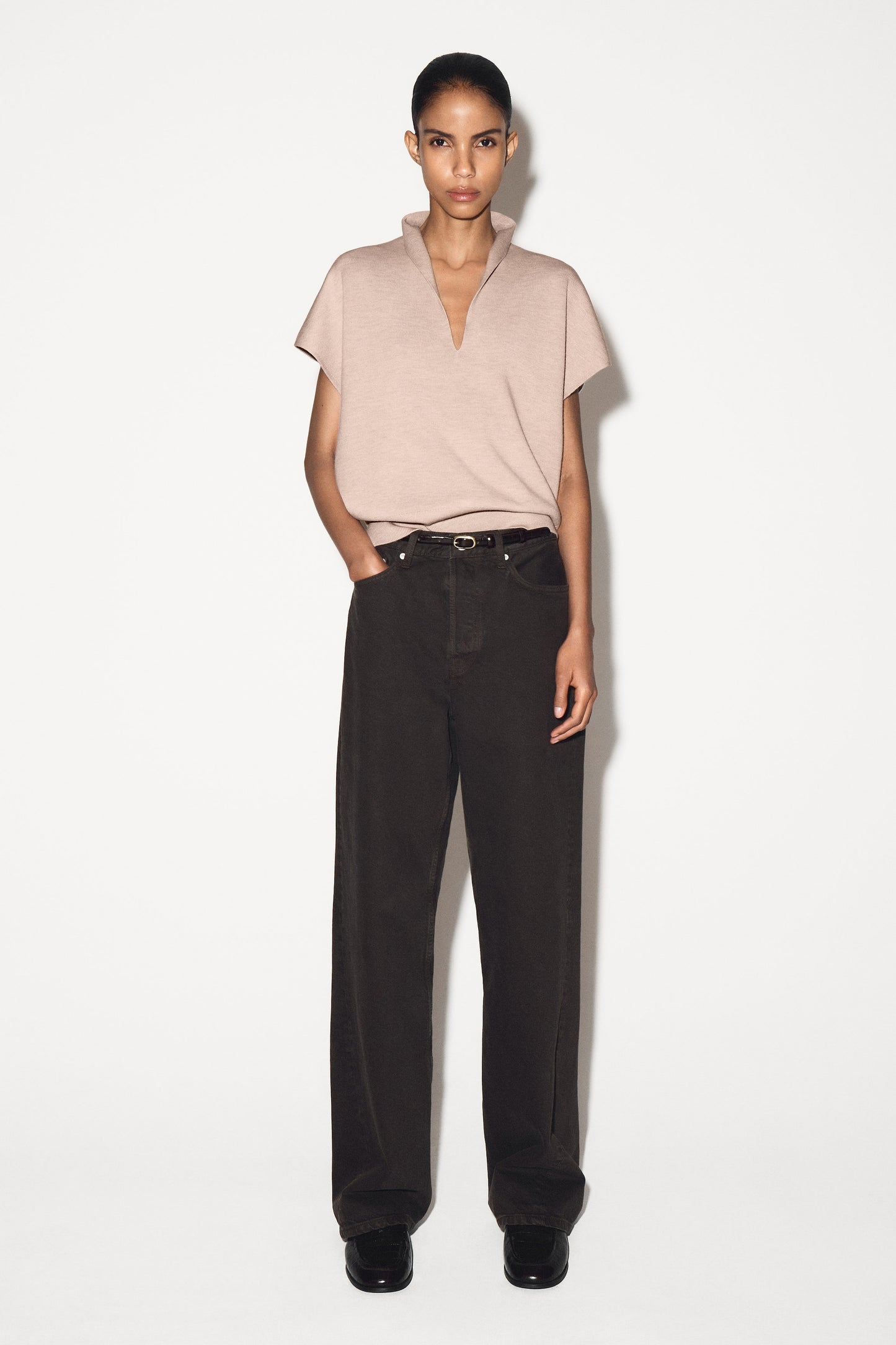 Merino Wool V-Neck Vest