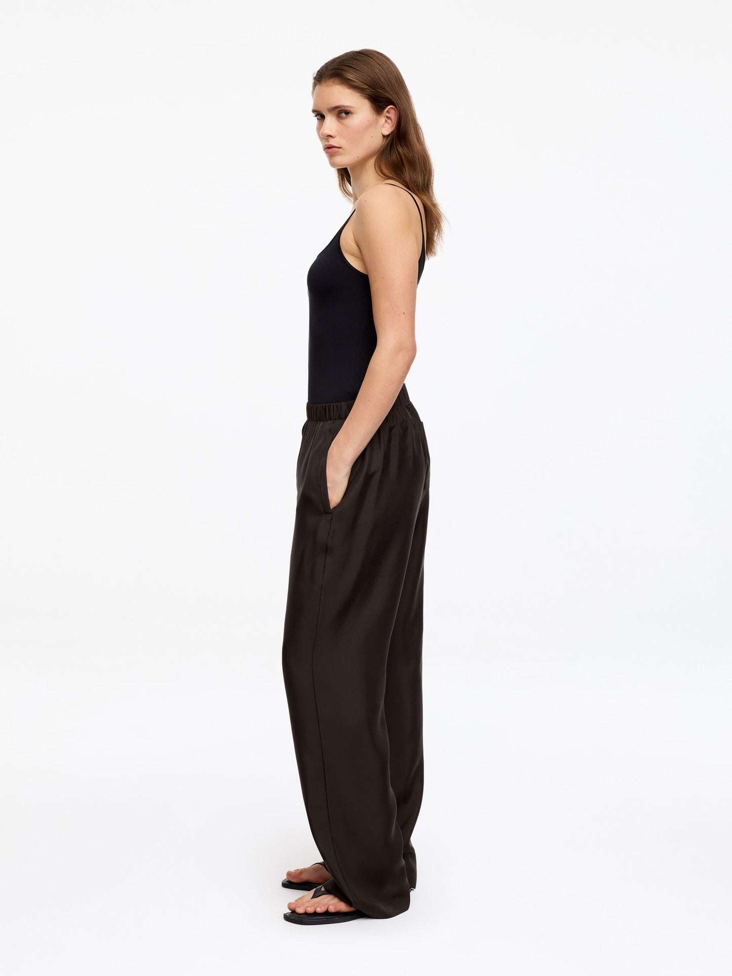 Silk Twill Trousers