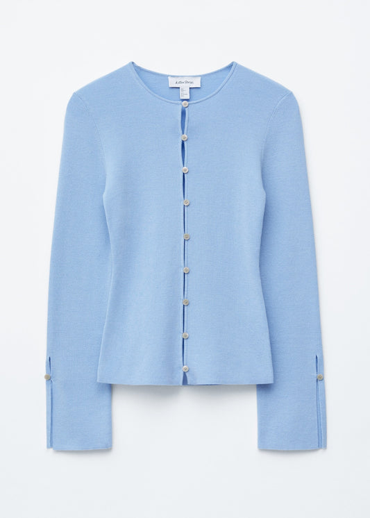 Fitted Wool Cardigan