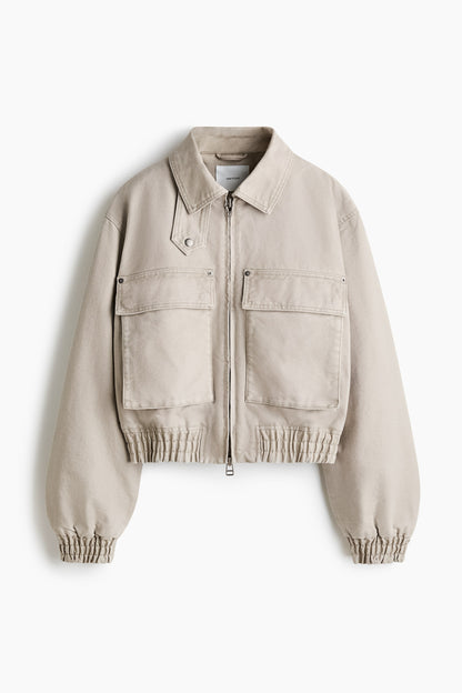 Padded canvas jacket