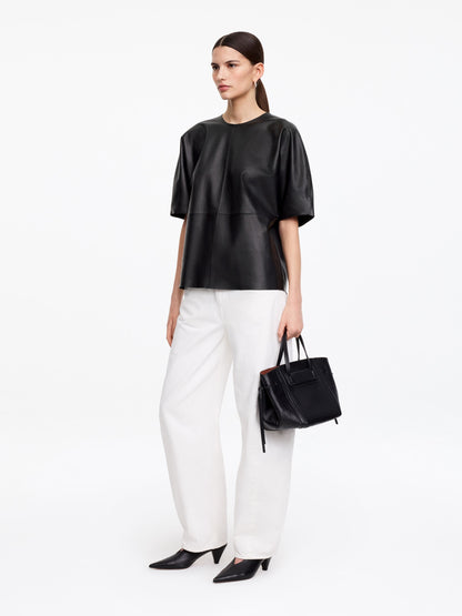 Leather T-Shirt