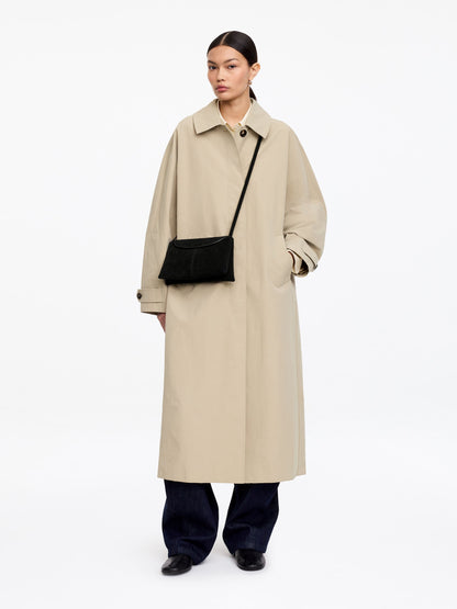 Suede Crossbody Bag