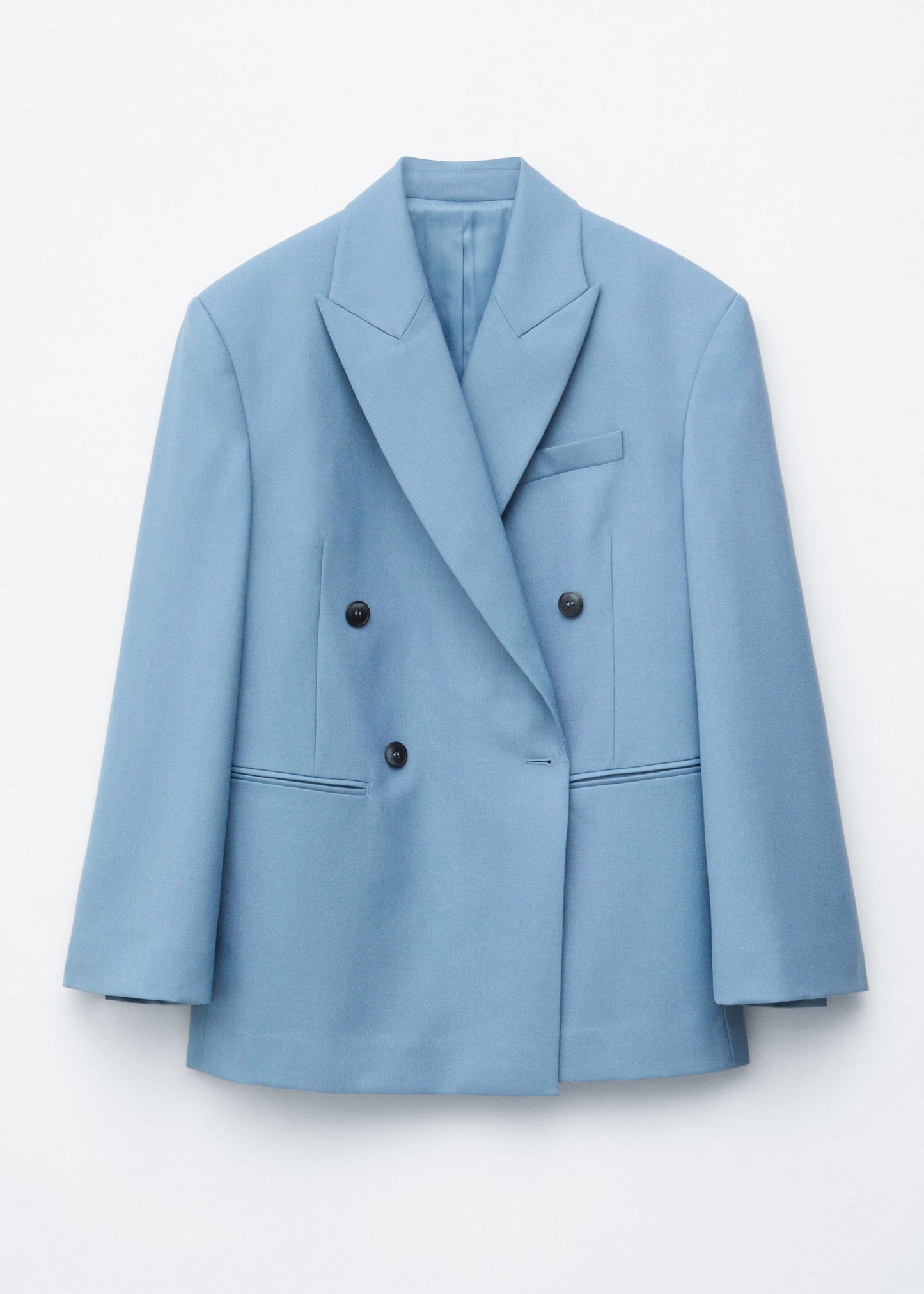 Double-Breasted Wool Blazer