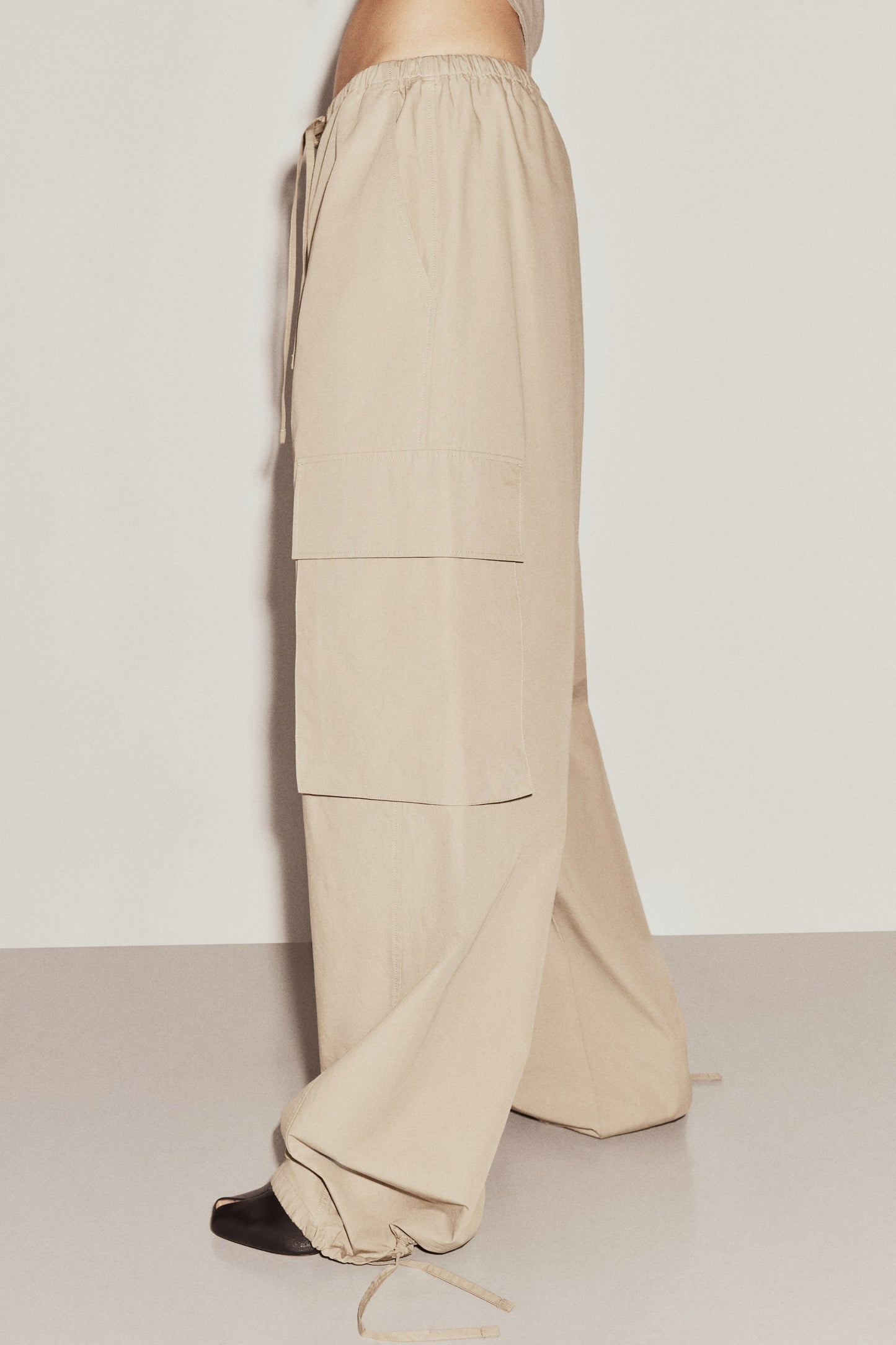 Cotton cargo trousers