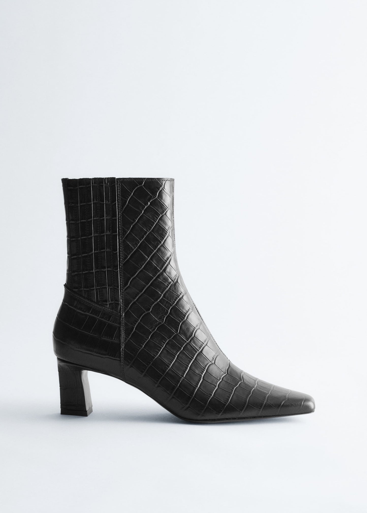 Kitten Heel Suede Ankle Boots