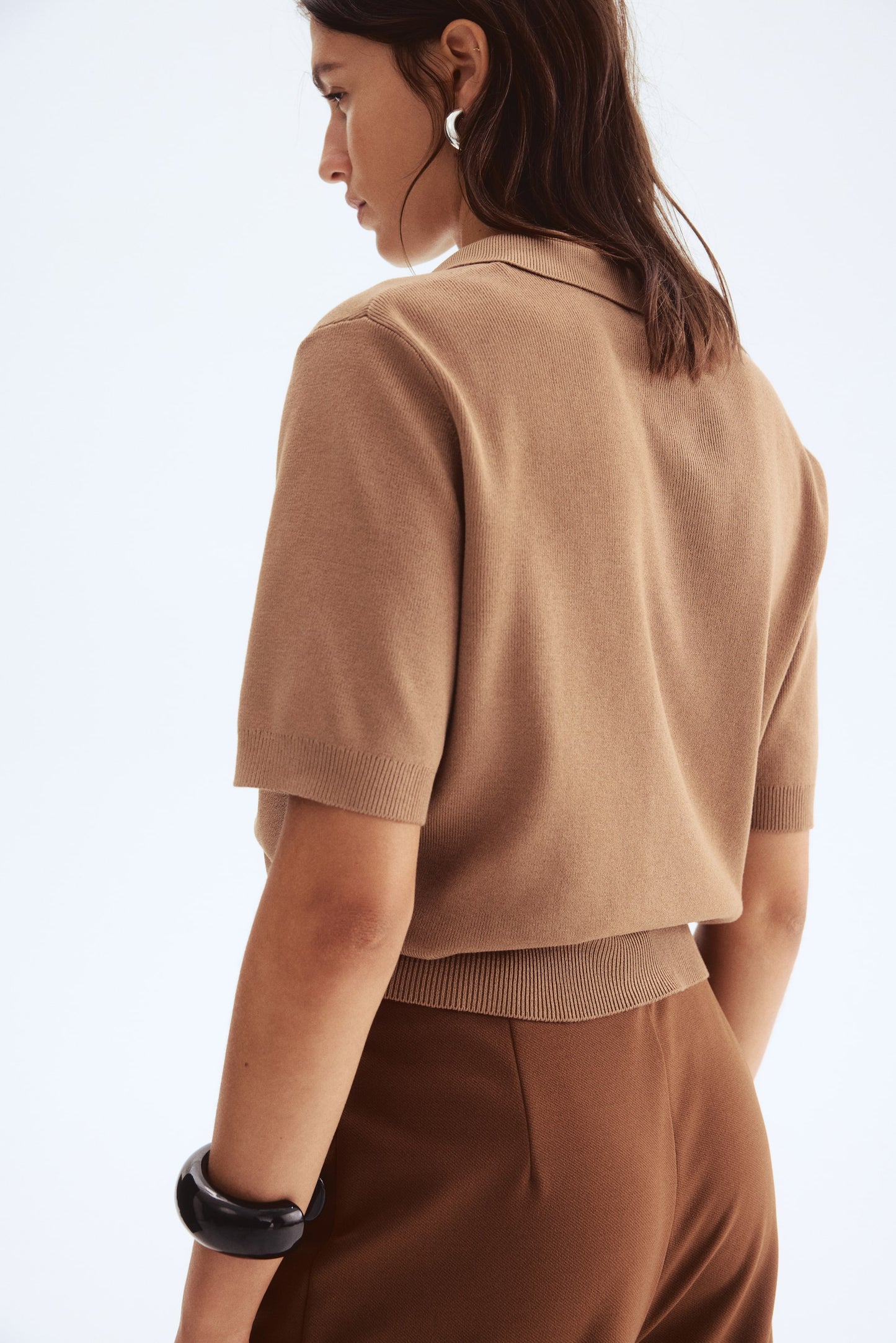 Collared cardigan