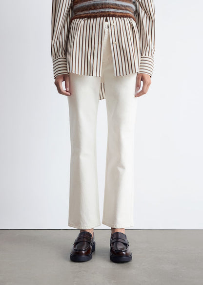 Cropped Slim-Leg Jeans