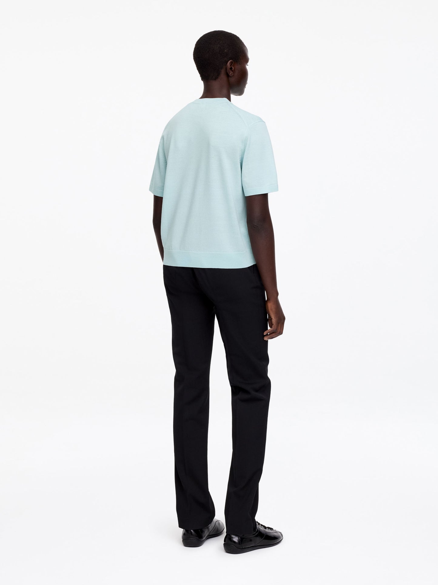 Knitted Merino Wool T-Shirt