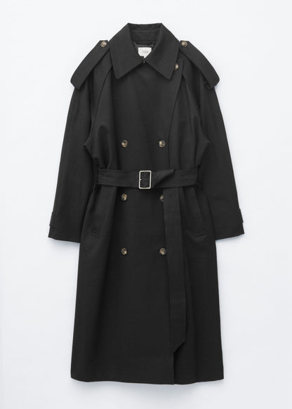 Relaxed Trench Coat - Black - Jackets - & Other Stories GB