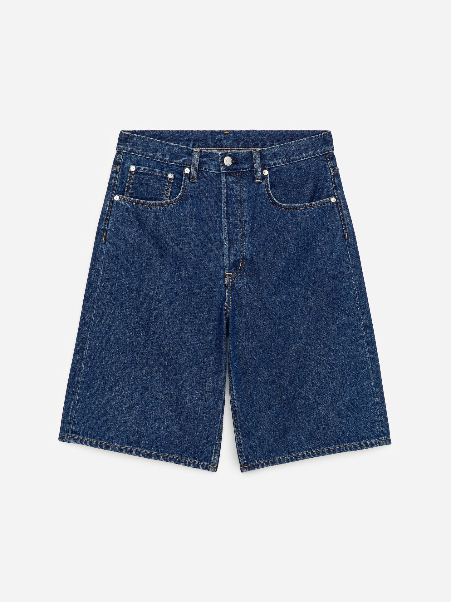 Long Denim Shorts