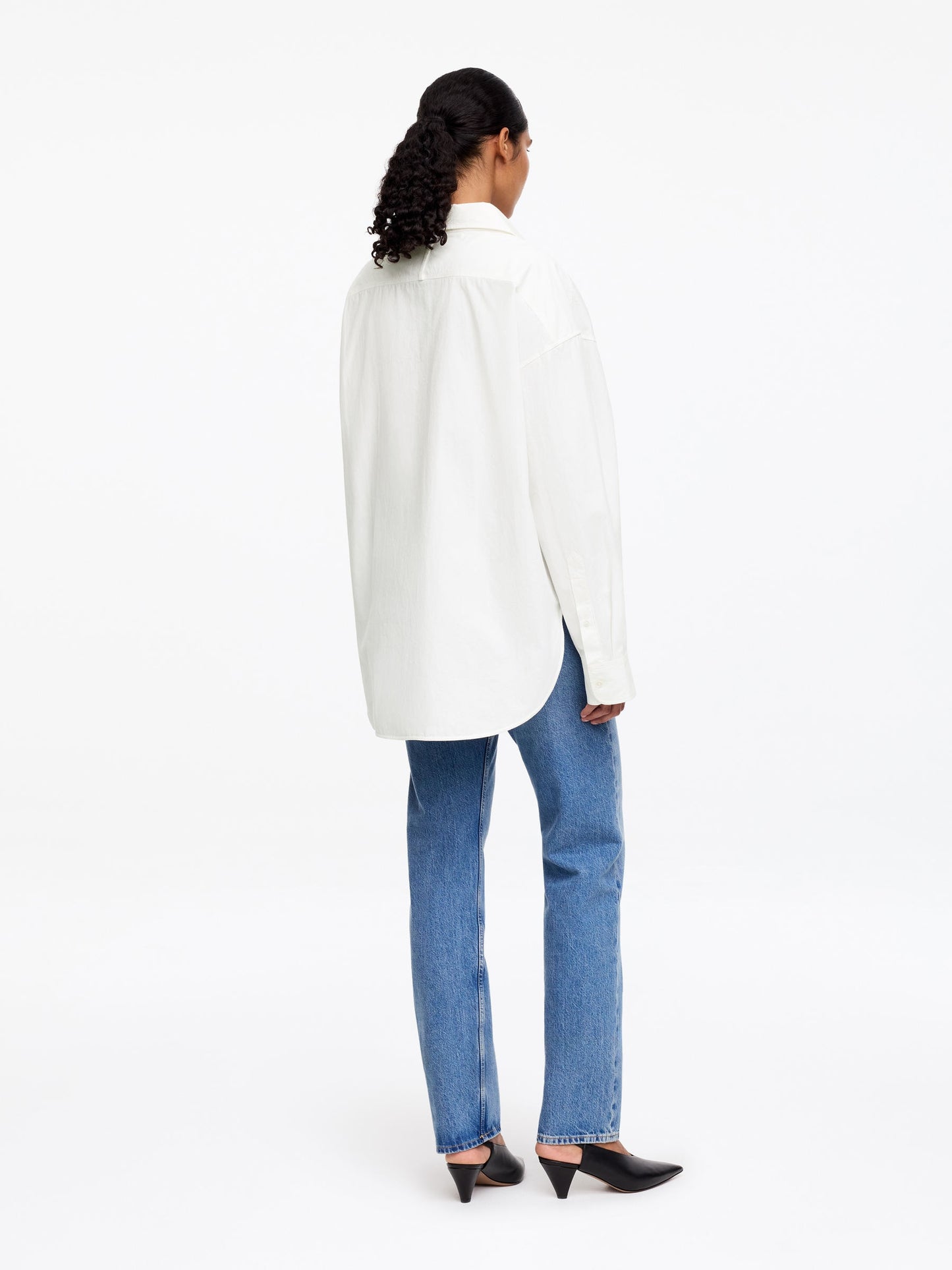 Relaxed Open-Collar Shirt