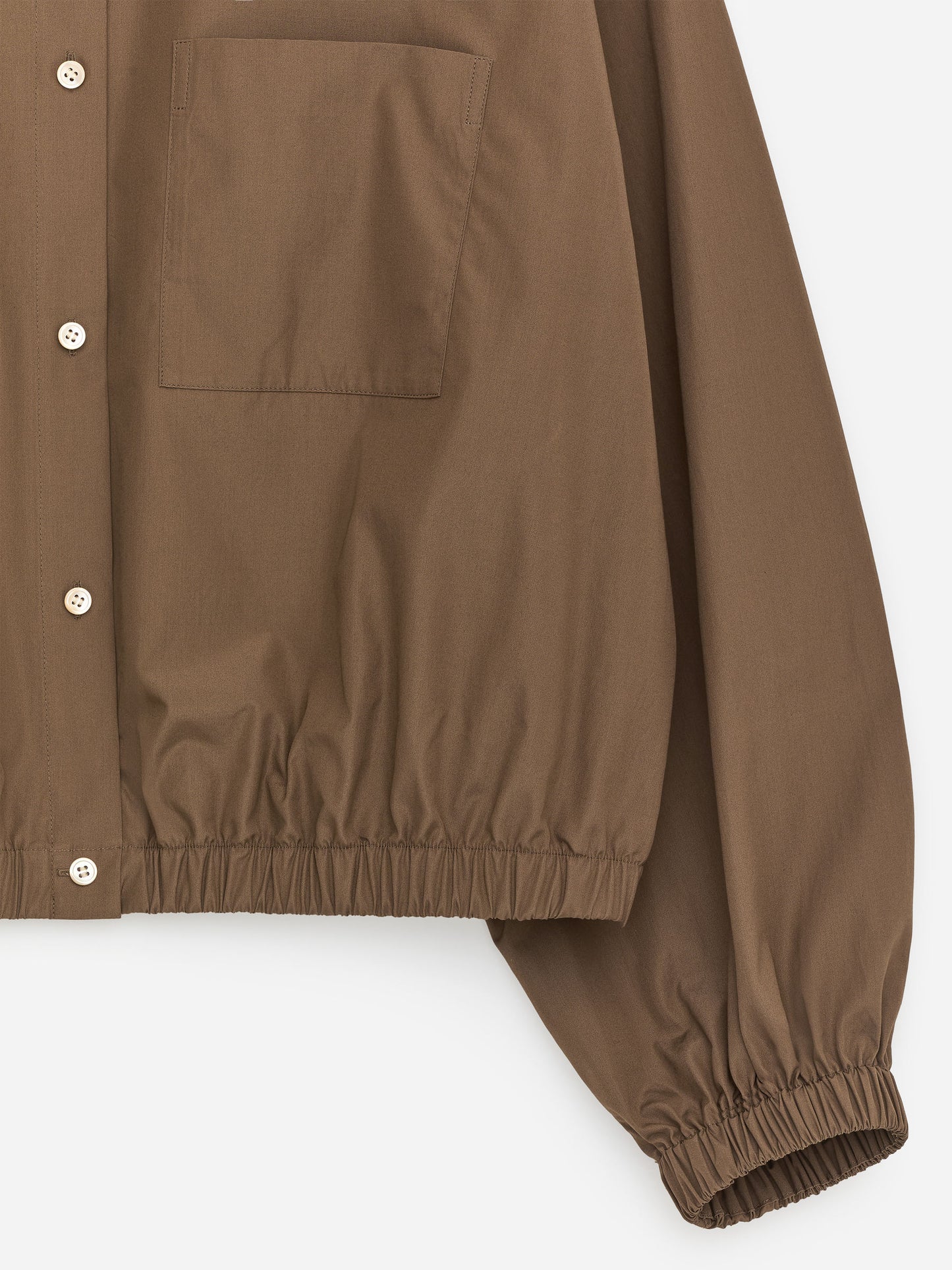 Cropped Cotton Shirt