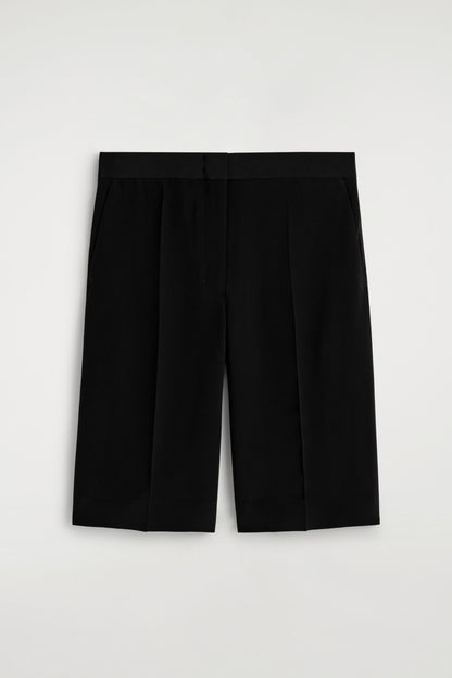 Tailored Silk Shorts